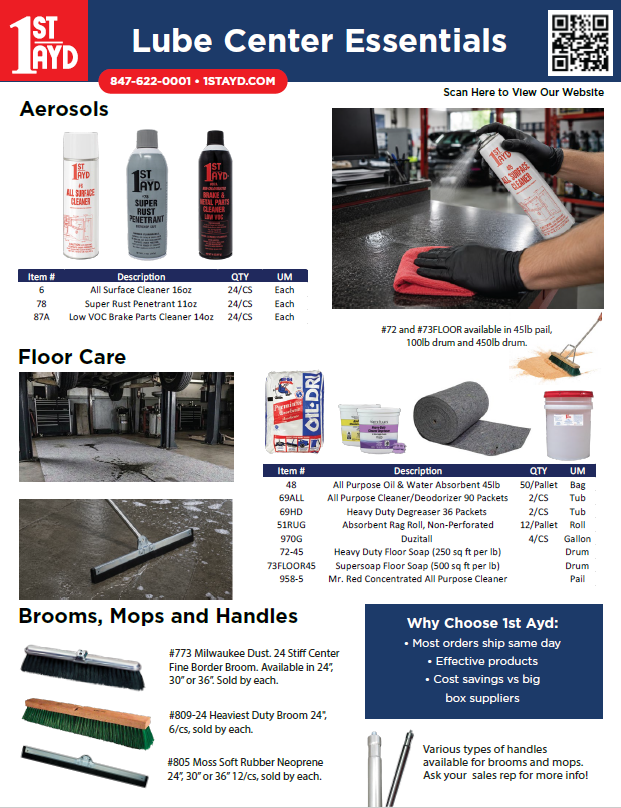 Lube Center Essentials flyer thumbnail